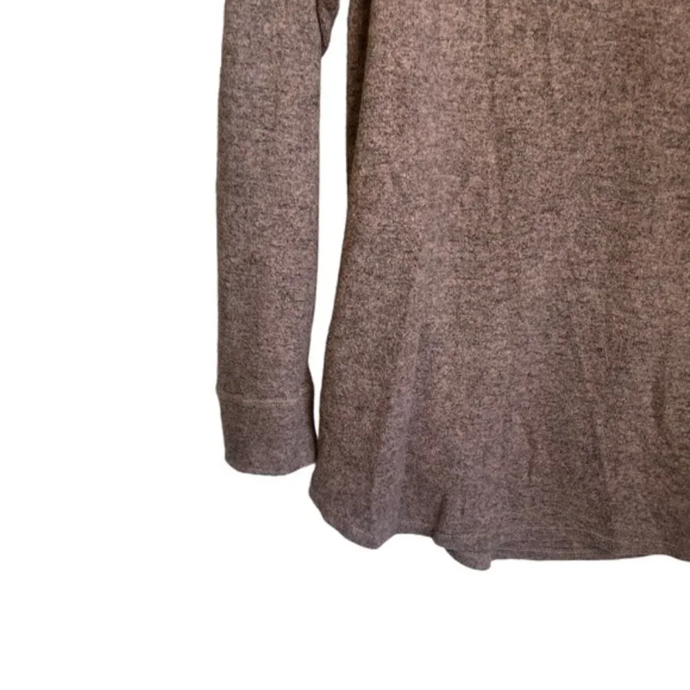 Torrid Size 3 Brown Hooded Oversized Pullover Knit Ling Sleeved Hoody - Picture 7 of 13